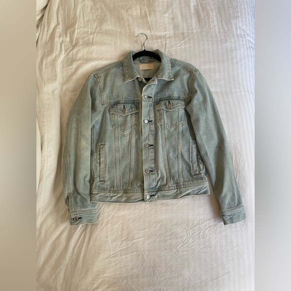 Everlane Bleached Denim Jacket - Picture 1 of 3